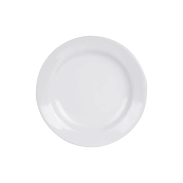 Plato Trinche 10" Melamina Blanca Brillante 