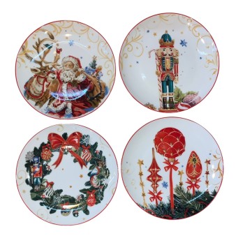 Set 4pz Navidad Clásica 