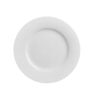 Plato Trinche 26cm Aura Blanco 