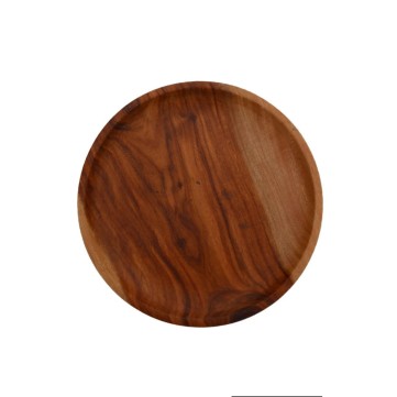 Plato De Madera De Parota Mod: Wooden Sticks 20cm 