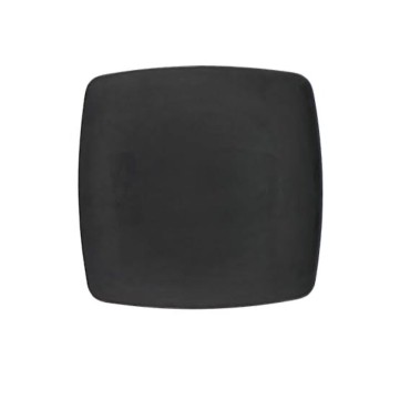 Plato Cuadrado Coupe 25.4cm Melamina Negra Matte 
