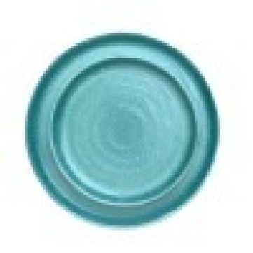 Set 2 piezas Plato Trinche 20cm y Plato Trinche 28cm Melamina Azul Turquesa 