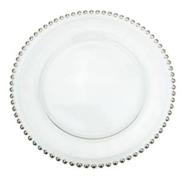 Plato Base Perlas Plata Plato Base Perlas Plata