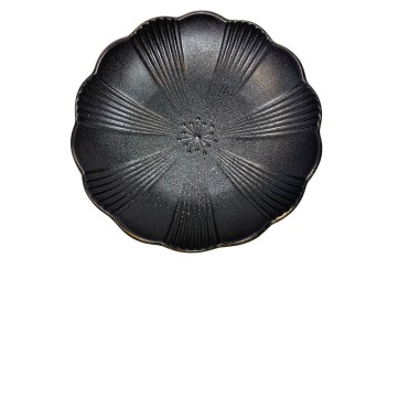 Plato Pastel 8" Loto Negro 