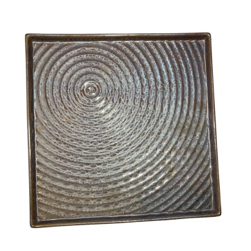 Plato Cuadrado 25.7cm Molde Hipnosis 