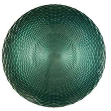 Bajo plato 13" verde/aqua 