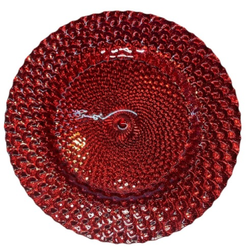 Plato Base Rojo Escarlata Clásico Plato Base Rojo Escarlata Clásico