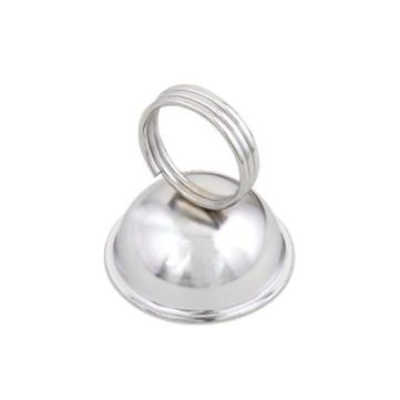 Porta menú de mesa acero al carbón niquelado