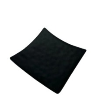 Plato Cuadrado 18cm Jet Black 