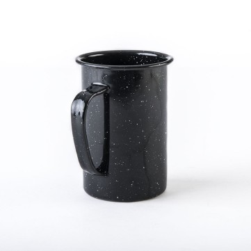 Tarro Recto 8 Sin Anillo Peltre Negro