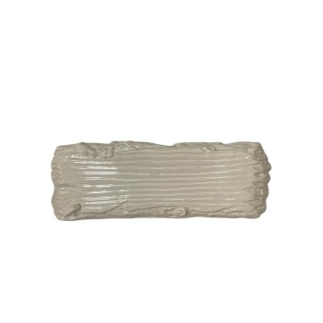 Bandeja rectangular amaderada beige 33x11