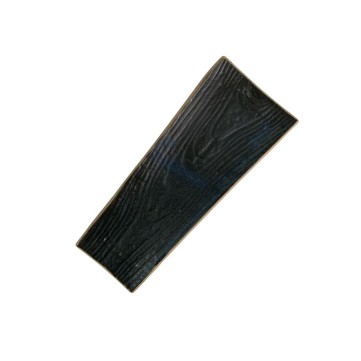 Bandeja rectangular amaderada azul 31.5x13x10.5cm 