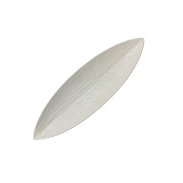 Canoa amaderada blanca 38.3x11cm 