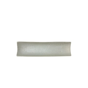 Bandeja rectangular blanca 29x5x8cm 