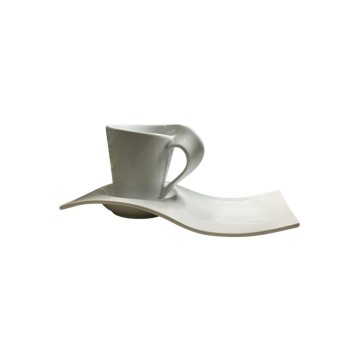 Juego de taza y plato curve 200cc