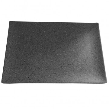 Bandeja rectangular 28x19cm melamina gray granite 