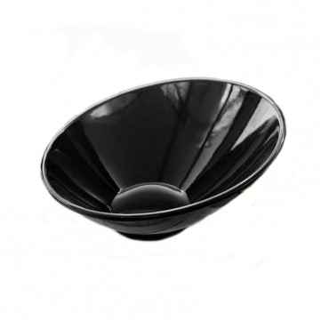 Bowl inclinado 21cm melamina negra brillante 