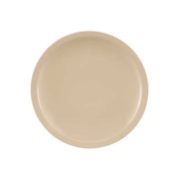 Plato trinche 9" 23cm melamina beige 
