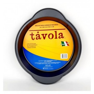 Molde 28x24x4cm para hornear redondo