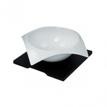 Bowl cuadrado con base 23x23x9cm curve