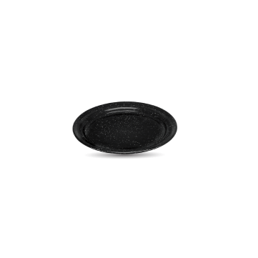 Plato ensalada 22cm peltre negro