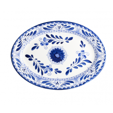 Plato ovalado 31cm talavera