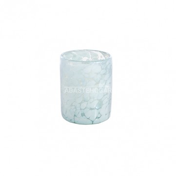 Vaso 8x10 puntos blancos